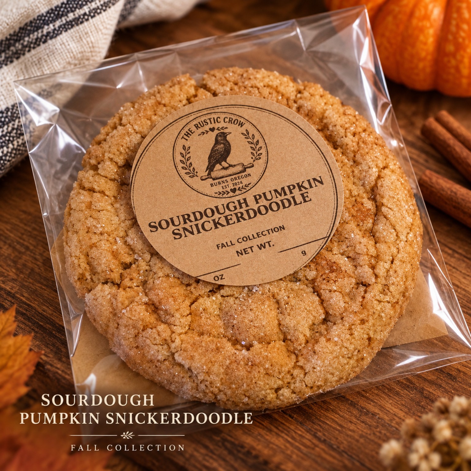 Packaged Sourdough Pumpkin Snickerdoodle