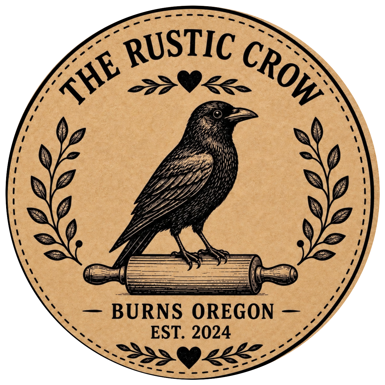 The Rustic Crow logo